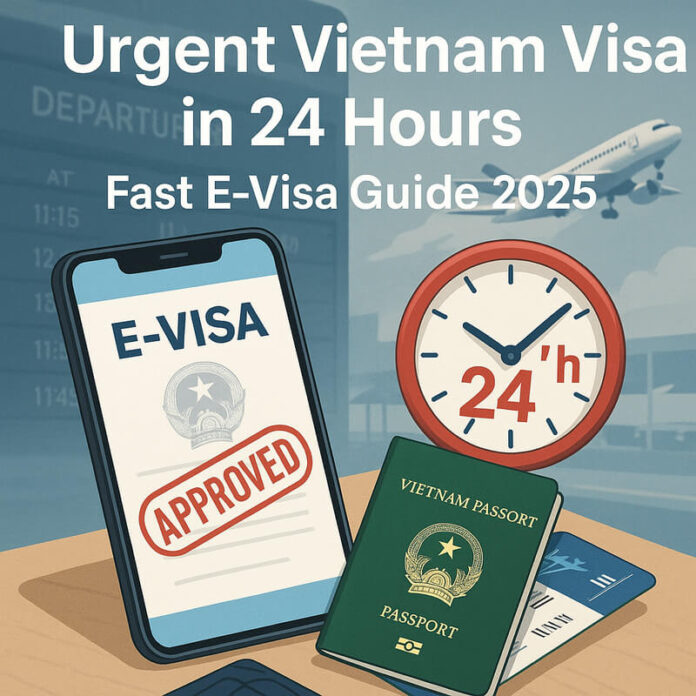 Urgent Vietnam Visa In 24 Hours – Fast E Visa Guide 2025