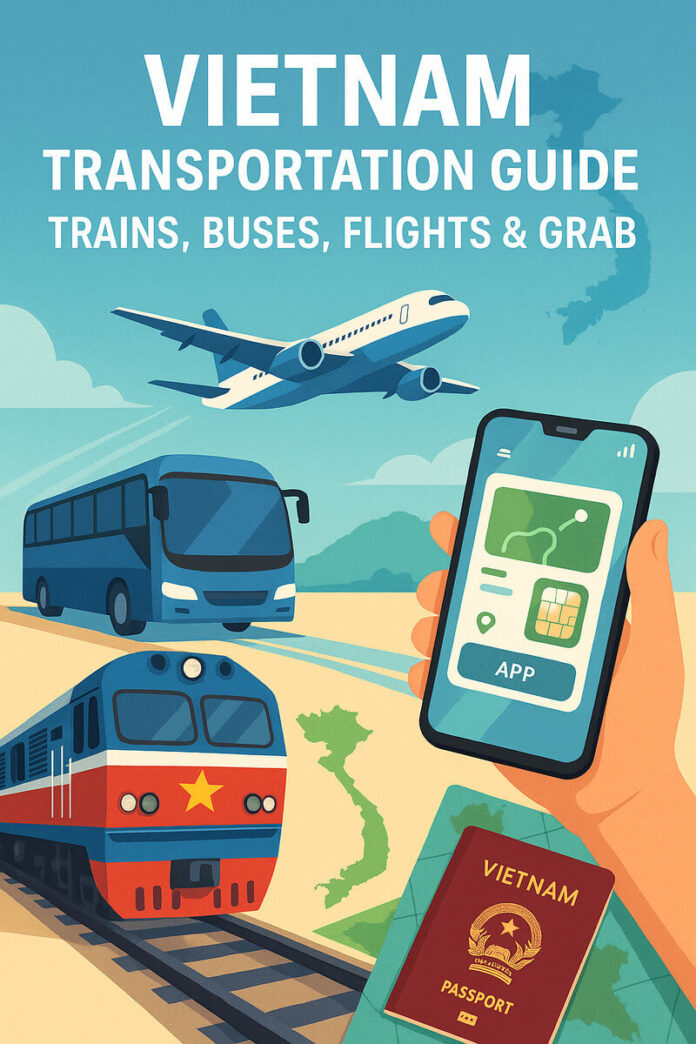 Vietnam Transportation Guide: Trains, Buses, Flights & Grab